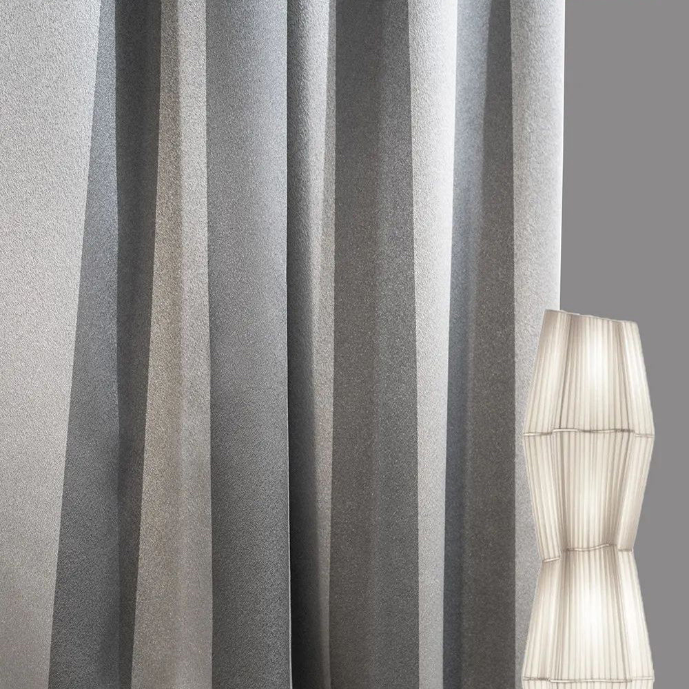 A Pair of Black and Beige Vertical Striped Luxury Curtain Panel Draperies/ Bedroom/Living Room, Custom Curtains Panels