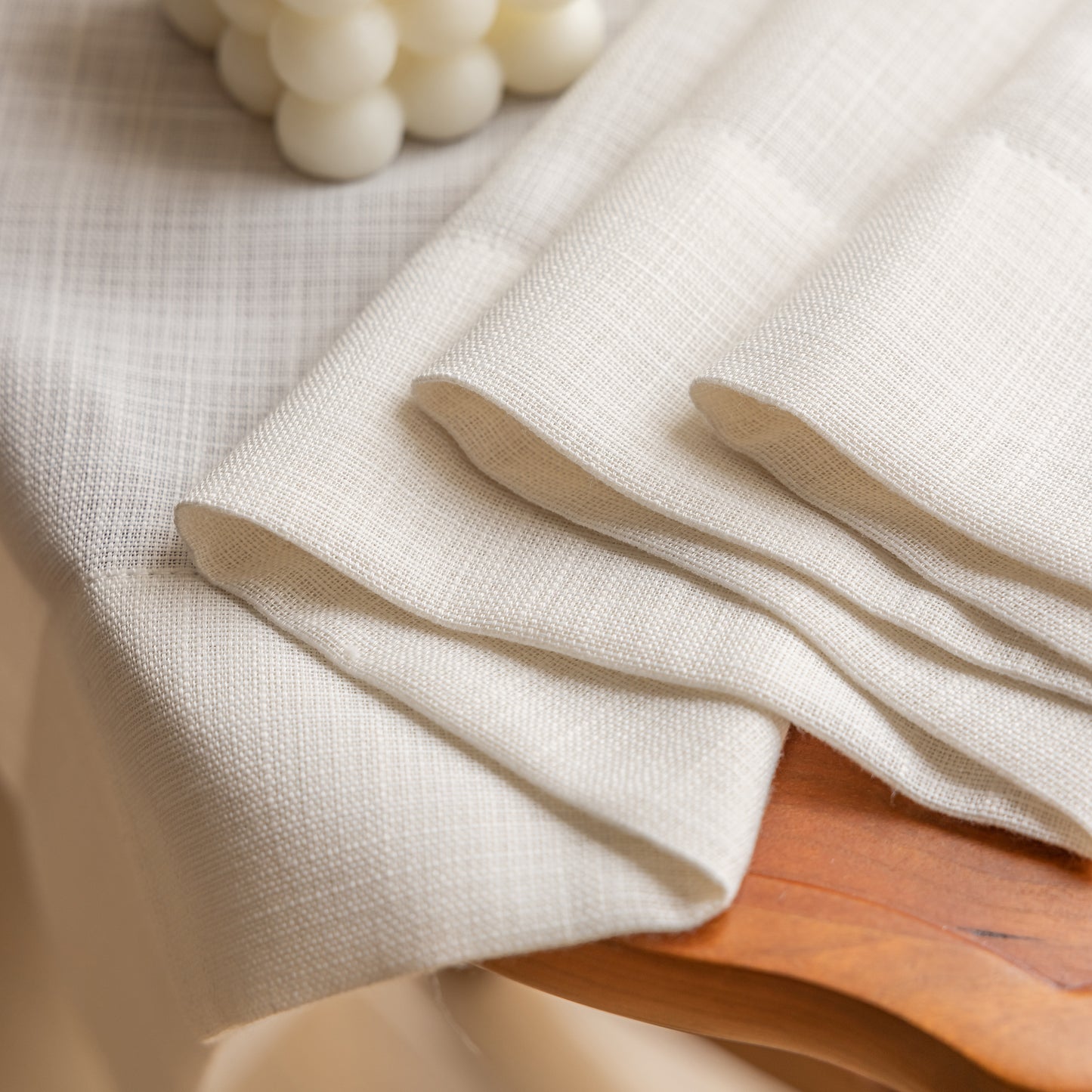 A pair of Beige Linen Blended Sheer Panels Voile Window Panels Drapes , Curtains for living room farmhouse, Custom Curtains