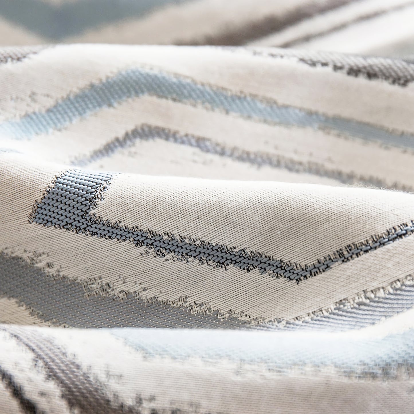 A pair of Custom Curtain Panels, Jacquard Geometric Pattern Curtains, Window Curtain Draperies, Bedroom/Curtains for living room