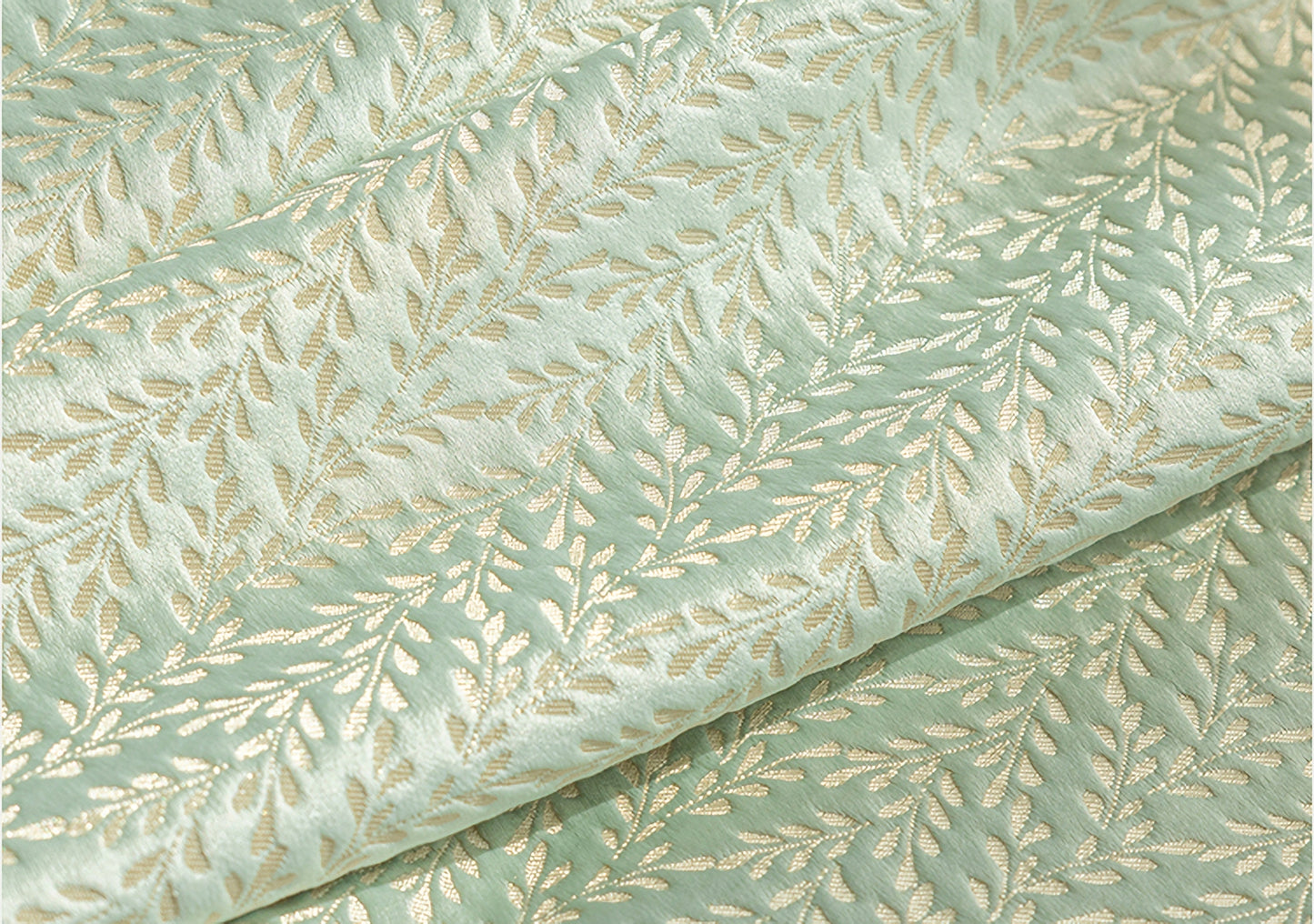 Pair of Boho Plant Floral Sage green Jacquard Curtains Panel Summer Green Window Curtains Bedroom Curtains for Living Room Custom curtains