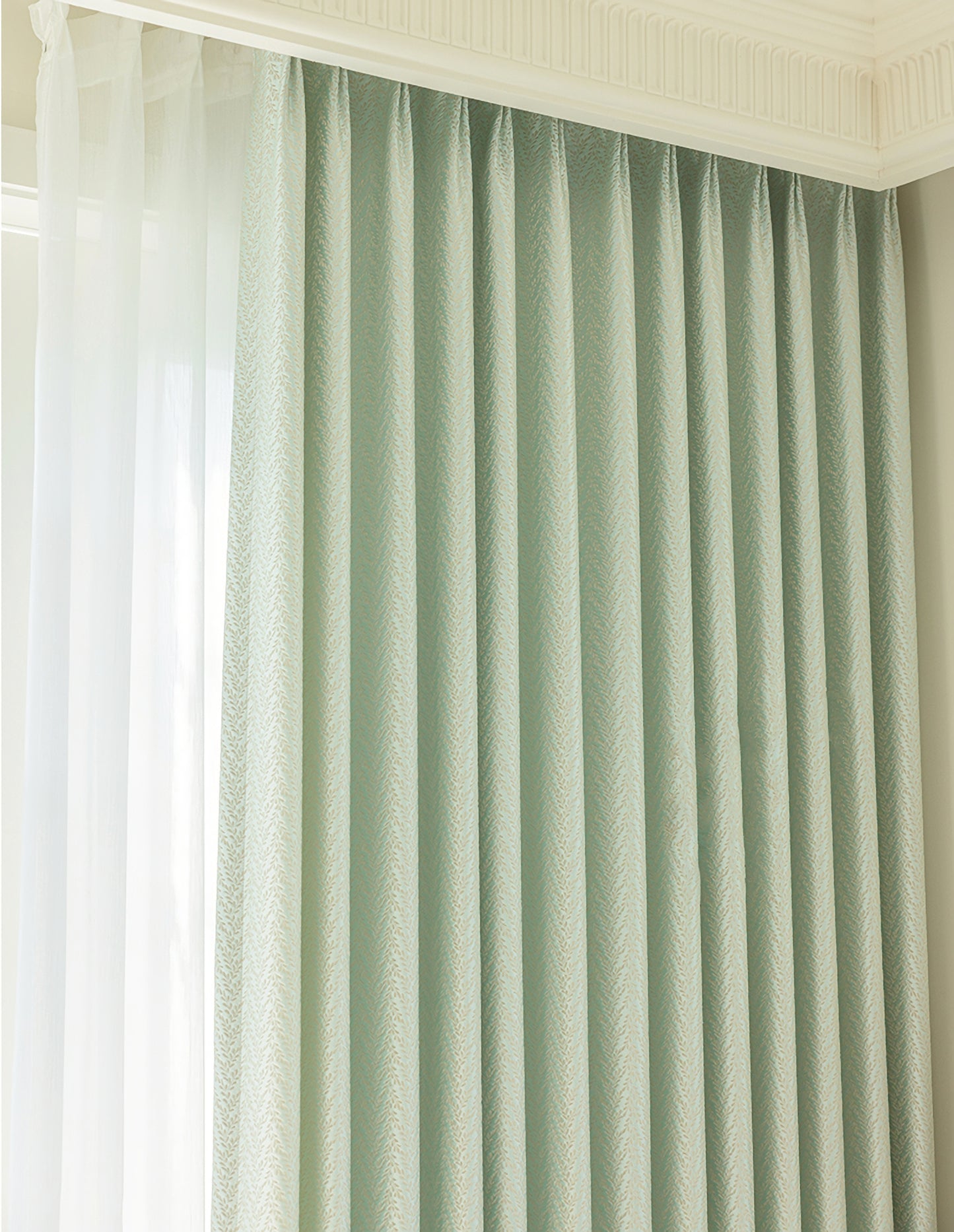 Pair of Boho Plant Floral Sage green Jacquard Curtains Panel Summer Green Window Curtains Bedroom Curtains for Living Room Custom curtains