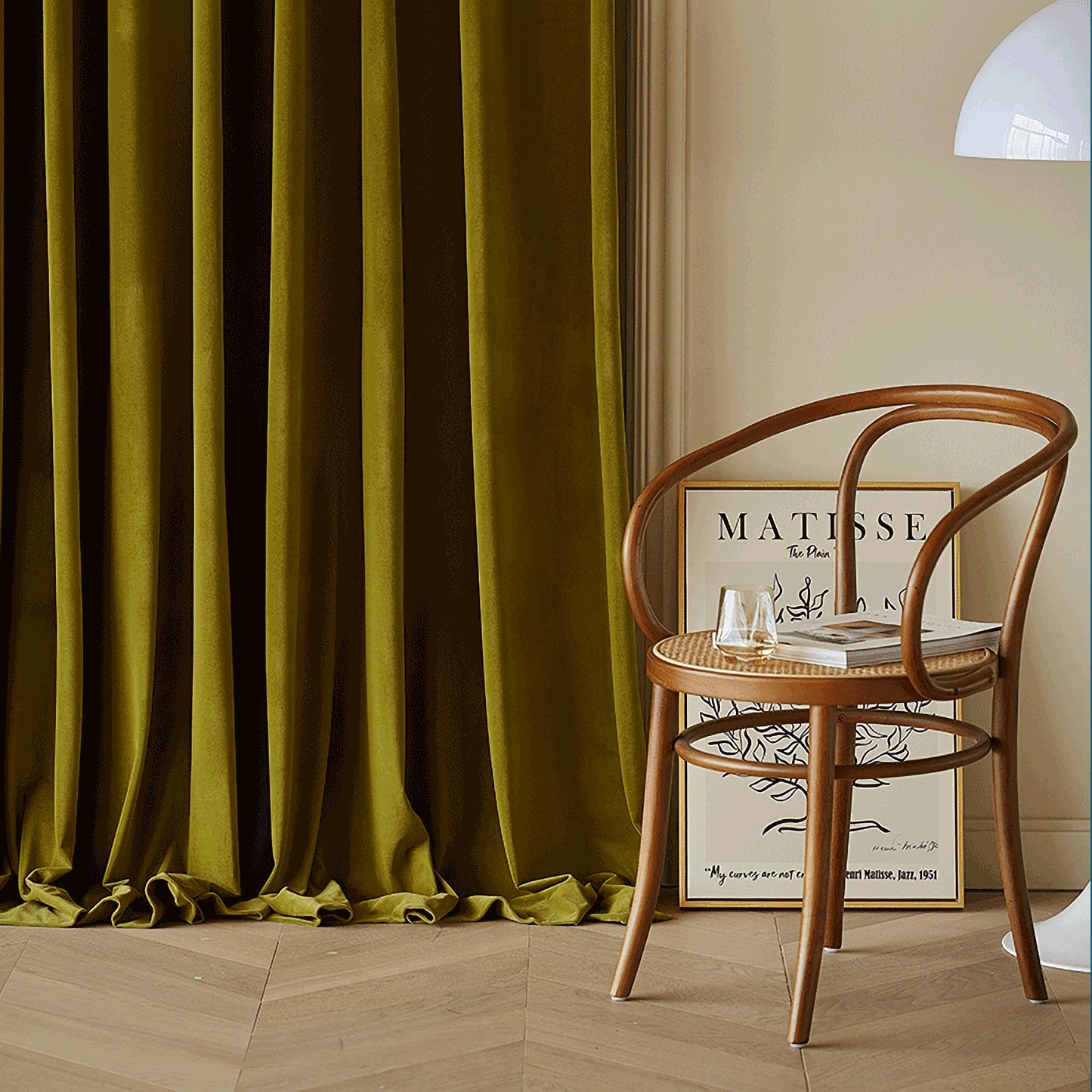 A pair of Heavy/Olive/Moss Green Luxury Velvet Curtains, Window Curtain Panel Drapes, Bedroom/Curtains for living room, Custom Curtain