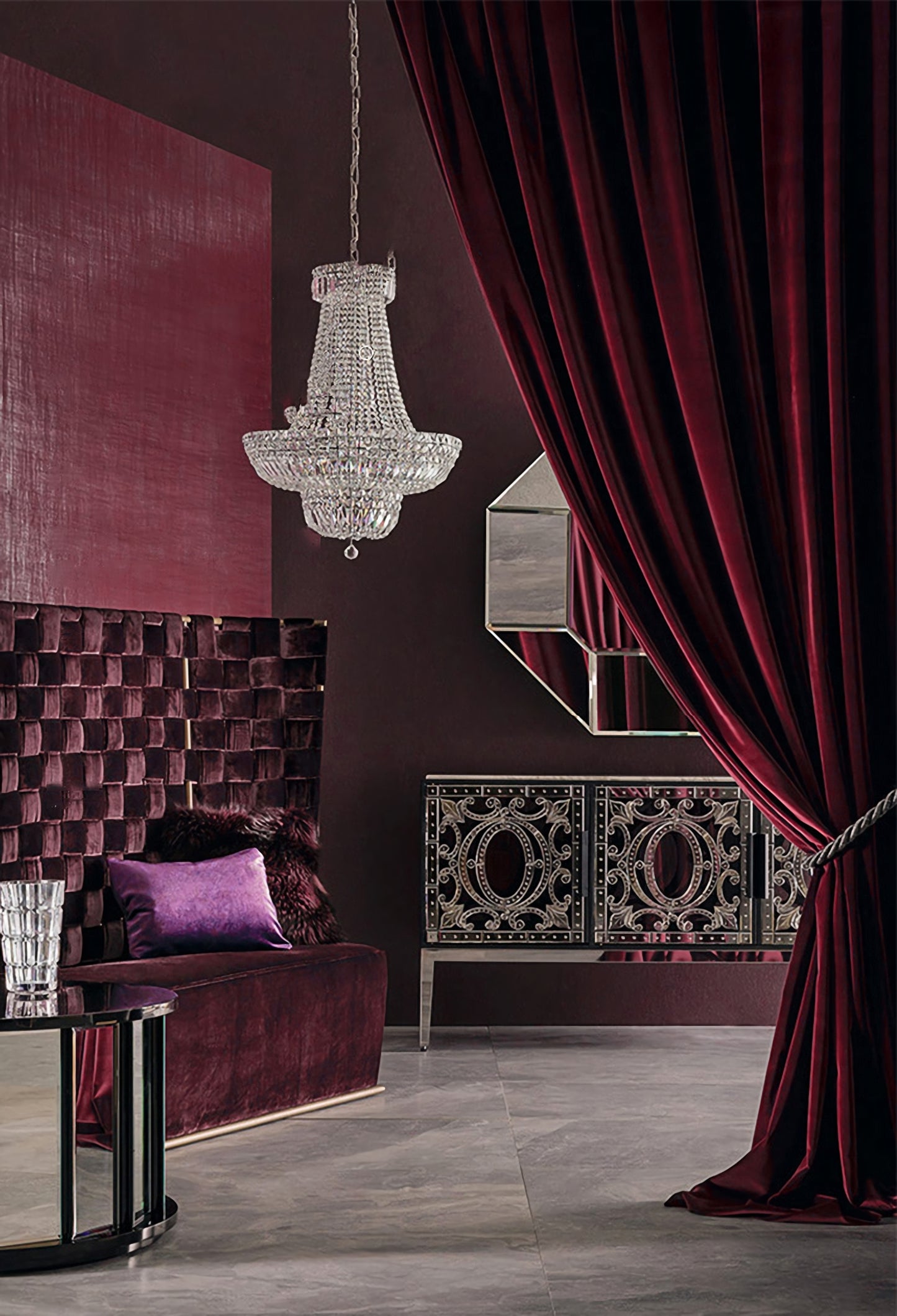 Luxury Wine Red/ Burgundy Velvet Curtains, Red Curtain Dark Red, Dark Maroon Curtains For Living Room, Bedroom Curtains, Custom Curtains