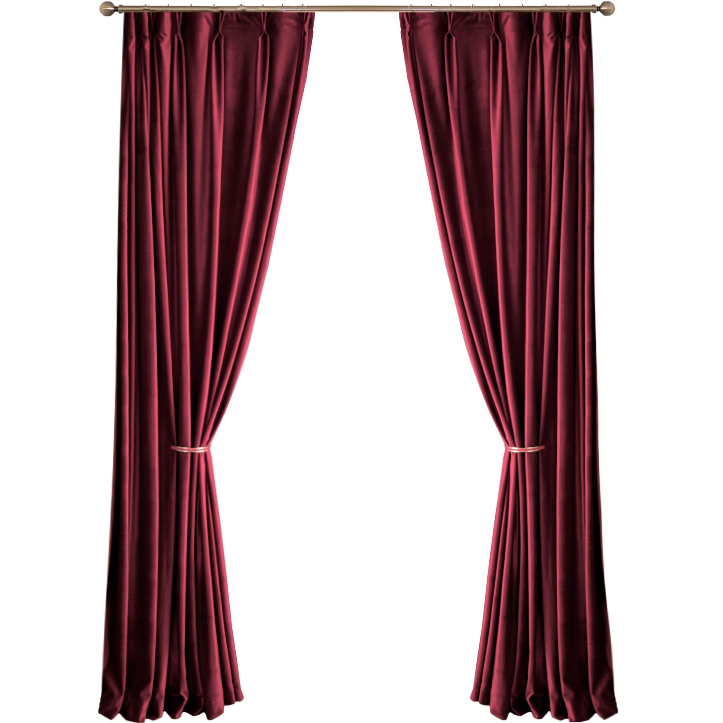Luxury Wine Red/ Burgundy Velvet Curtains, Red Curtain Dark Red, Dark Maroon Curtains For Living Room, Bedroom Curtains, Custom Curtains