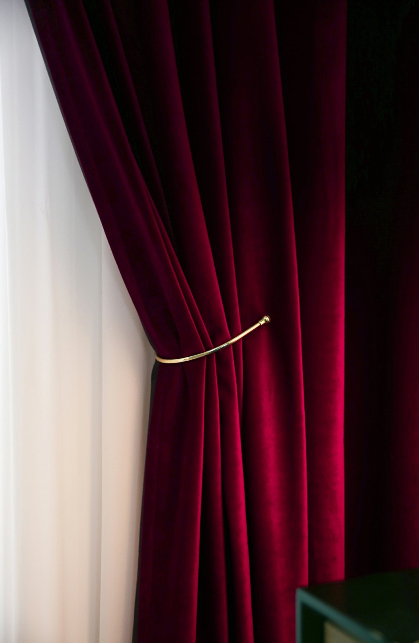 Pair of /Burgundy Red/Wine Velvet Curtains Fabric, Custom drapes, Custom curtains, window curtain panels, Heavy Weight, Any Size Curtain