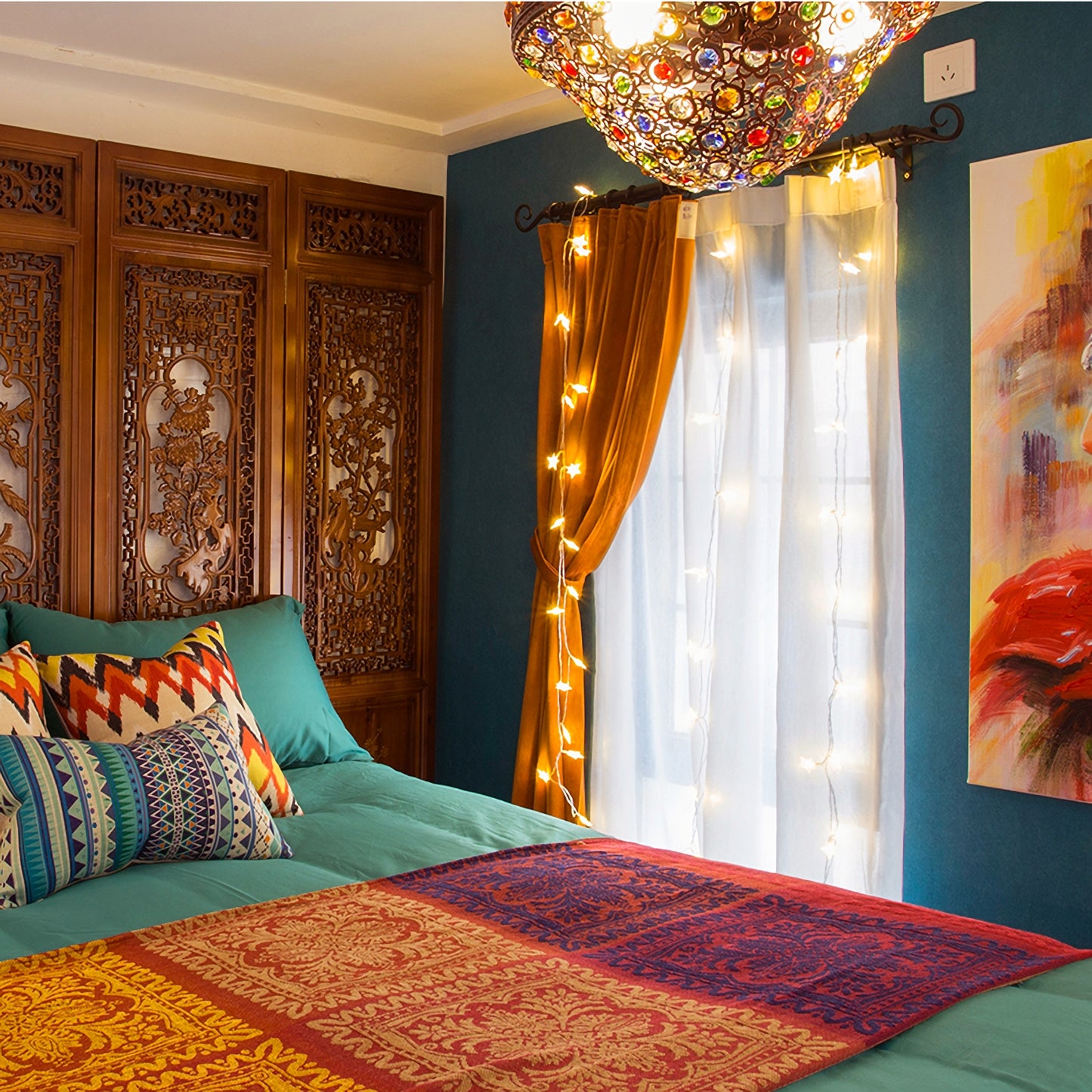 Pair of Orange /Yellow Luxury Velvet Curtains, Grommet Window Curtain Drapes, Bedroom/Curtains for living room, Custom Extra-long panels