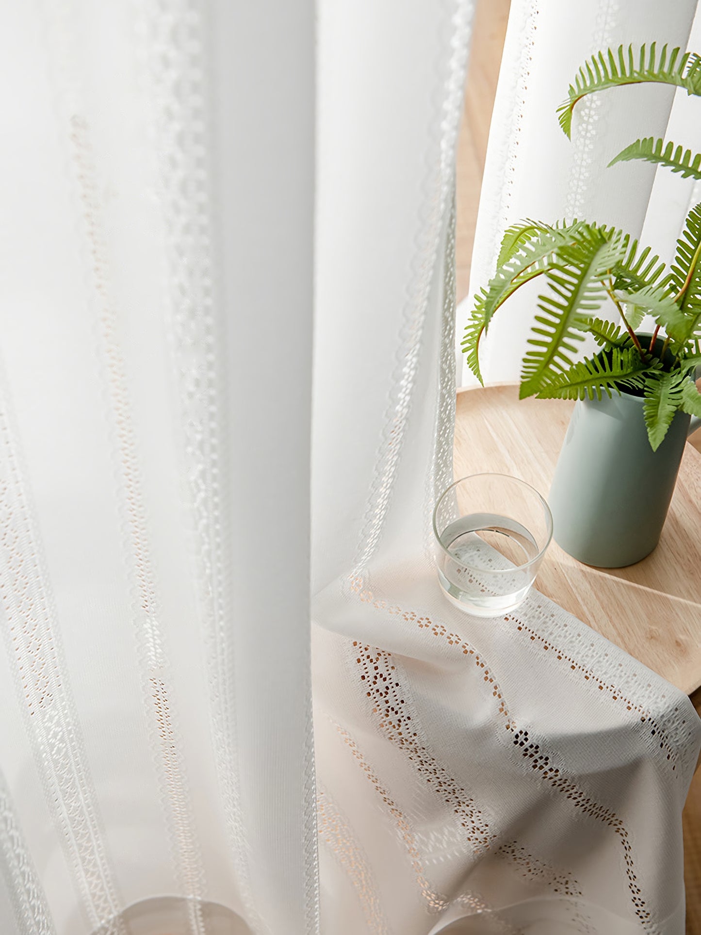 Set of 2 semi-sheer curtains panels, Rod pocket curtains, Multifunctional heading curtains, sheer curtains, Handmade Custom curtains
