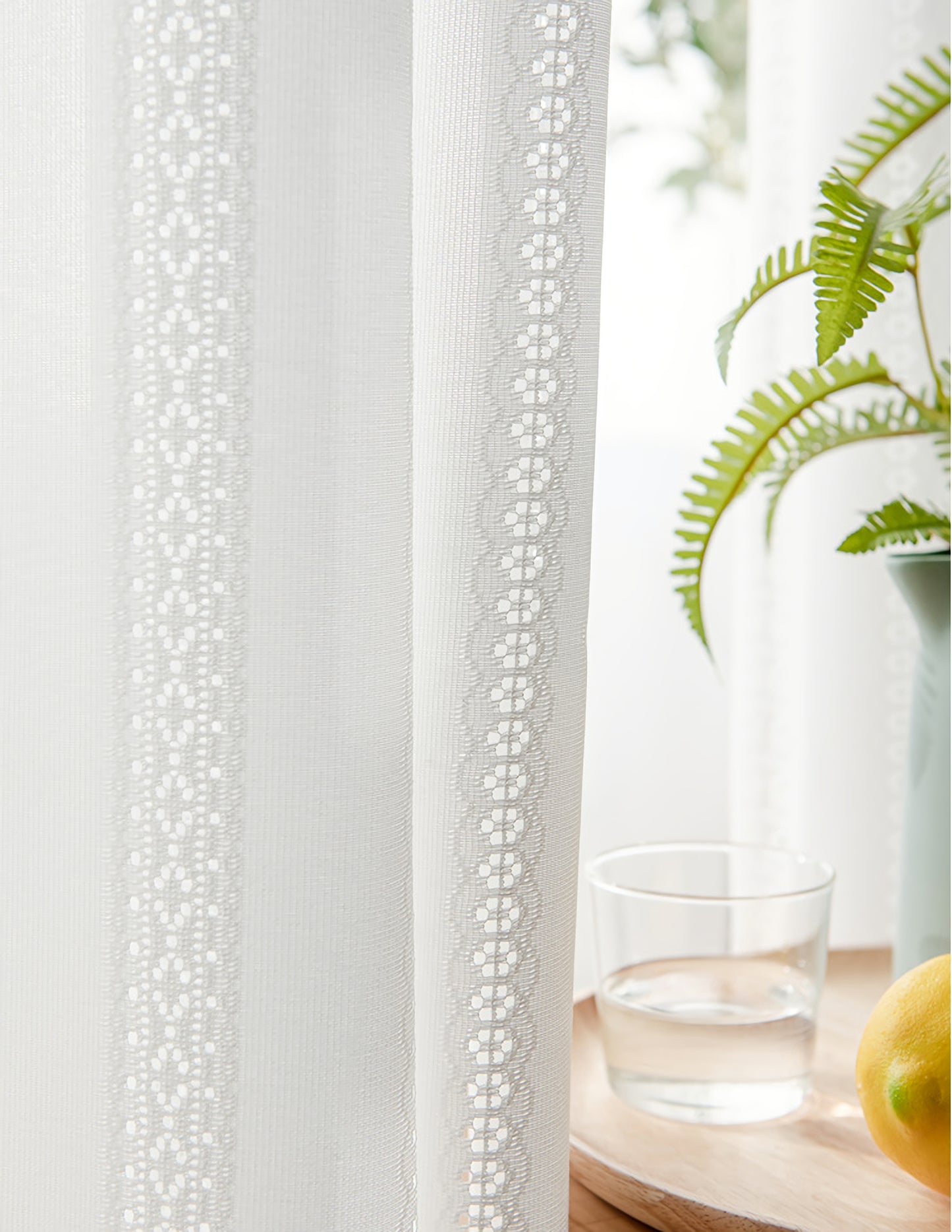 Set of 2 semi-sheer curtains panels, Rod pocket curtains, Multifunctional heading curtains, sheer curtains, Handmade Custom curtains