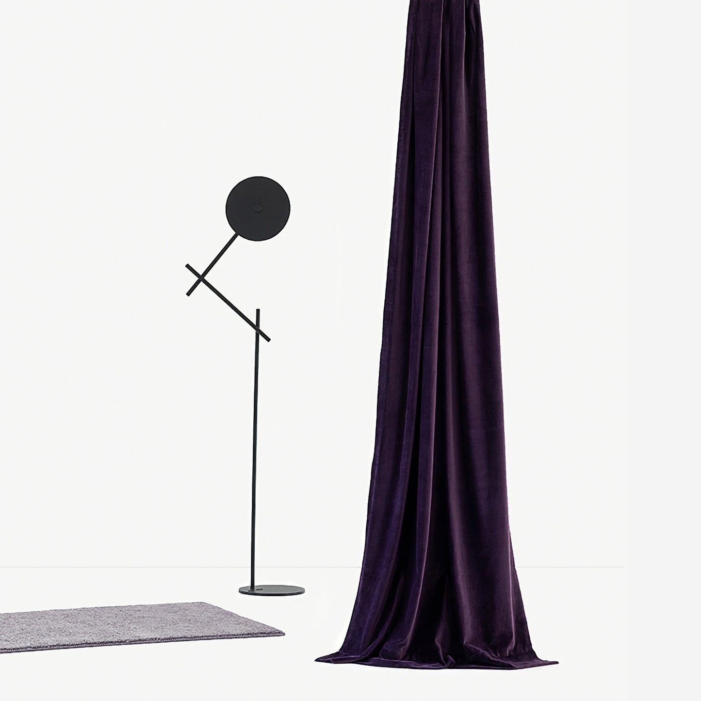 A Pair of Black Currant/Dark Purple Velvet Curtains, Bedroom Velvet Curtains, Living of Room, Eggplant Velvet Panels/drape, Custom Curtains