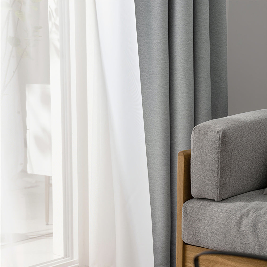 A Pair of White Window Sheer Panels, Ivory Voile Curtain Panels, Translucent Curtain  With Trim, Living Room Curtains, Custom Curtains
