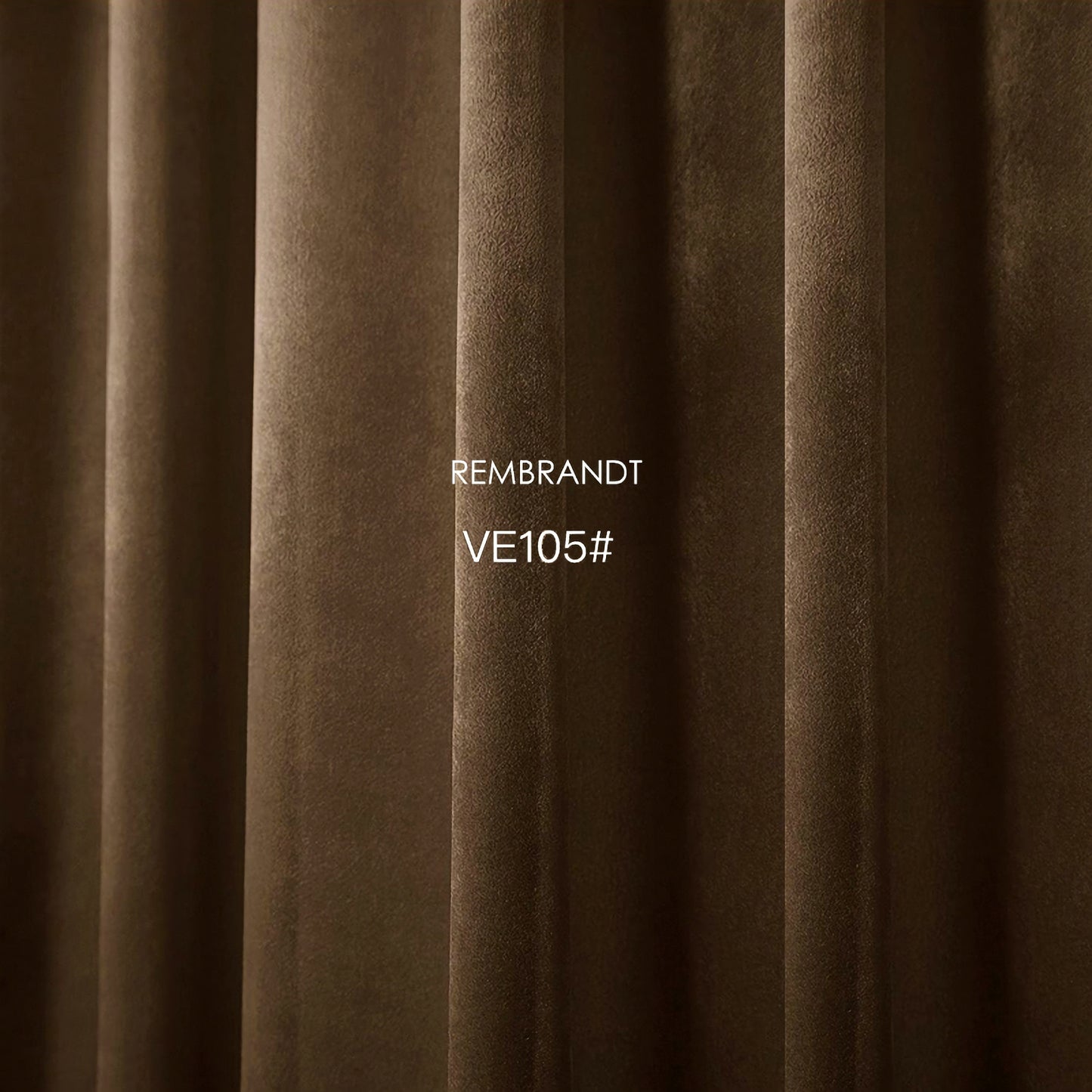 Pair of Premium Beige Velvet Curtains, Brown Velvet Curtains, Solid Color Curtains, Living & Bedroom Curtains, Custom Curtain