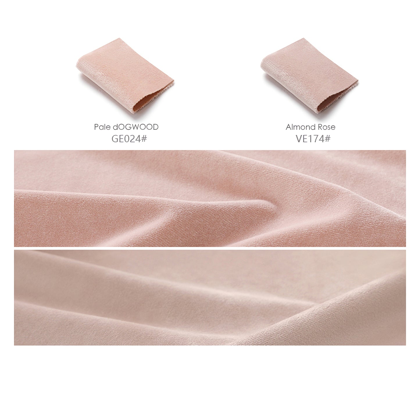 Pair of Velvet Blush Pink Curtain-Window Curtain Panels-Curtains Living of room-Blackout Curtains-Dining Room Custom curtains
