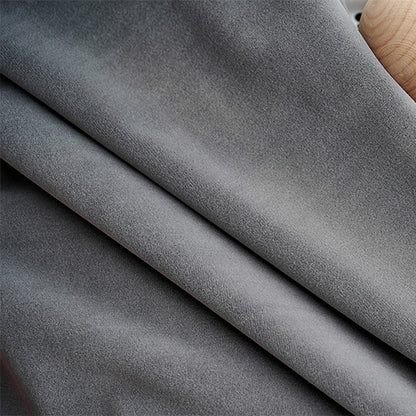 A pair of dark grey/charcoal grey/medium grey Luxury Velvet Curtains,  Window Curtain Panel Drapes, Living/ Bedroom Curtains, Custom Curtain