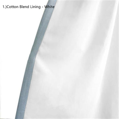 Please remember to add the curtain liner to your shopping cart with your curtains, as this item cannot be purchased separately. Thank you!