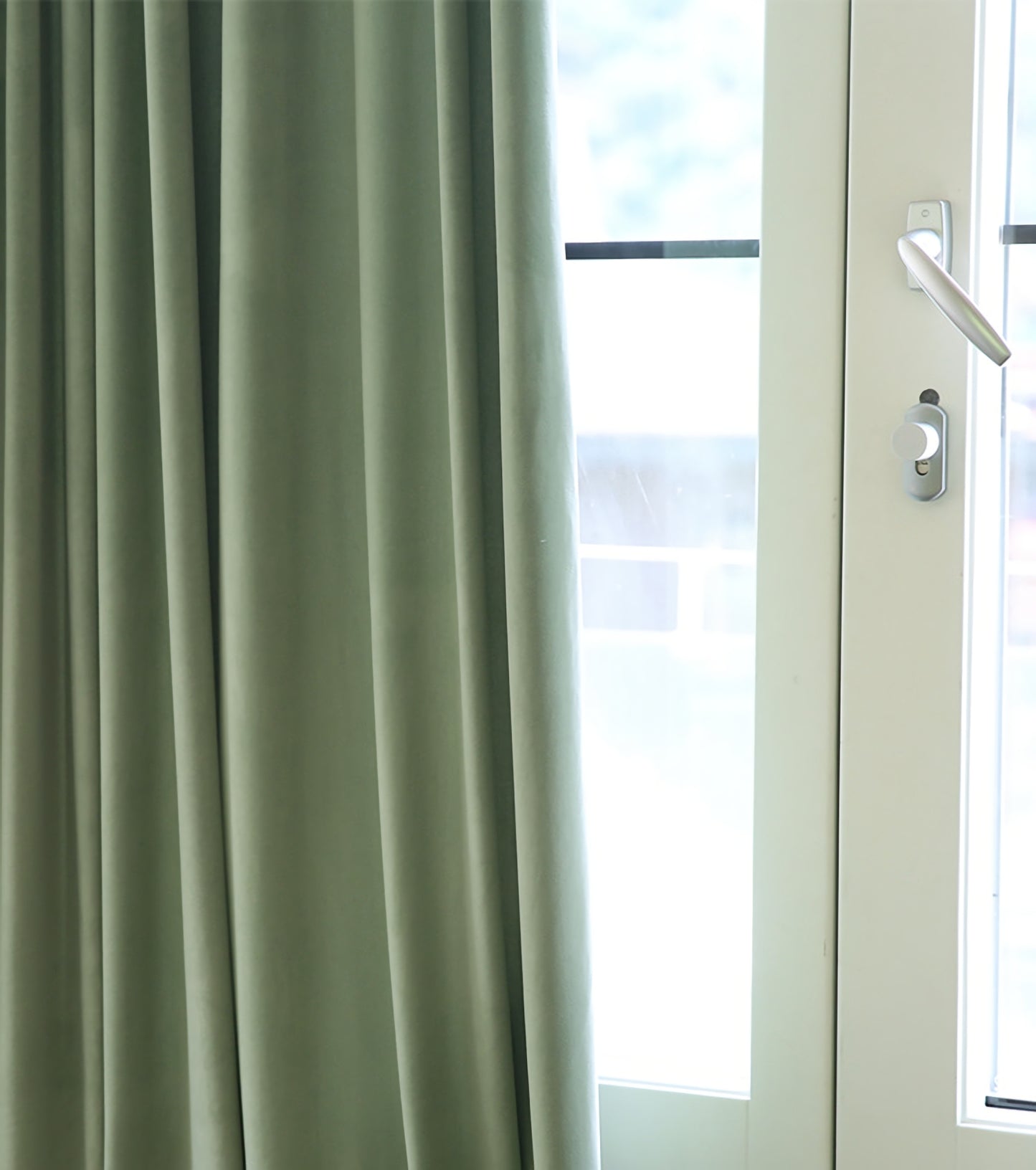 A Pair of Mint Green Velvet Curtains, drapery panels, Bedroom/curtains for living room Silk Velvet Curtains, Custom Curtains panels