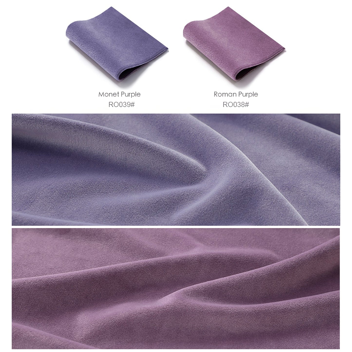 Pair of Plum Purple Velvet Curtains, Curtains, Window Curtain Drapery, Eggplant /Purple Velvet Fabric, Home Decor, Blue violet Curtains