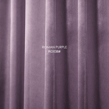 Pair of Plum Purple Velvet Curtains, Curtains, Window Curtain Drapery, Eggplant /Purple Velvet Fabric, Home Decor, Blue violet Curtains