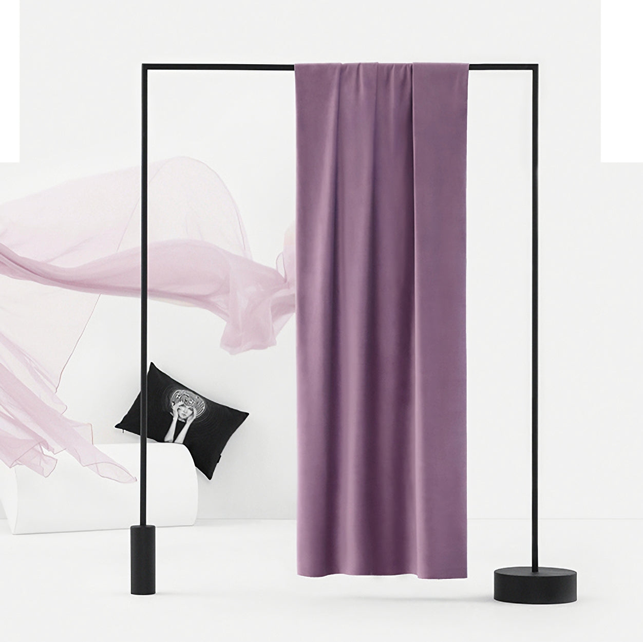 Pair of Plum Purple Velvet Curtains, Curtains, Window Curtain Drapery, Eggplant /Purple Velvet Fabric, Home Decor, Blue violet Curtains