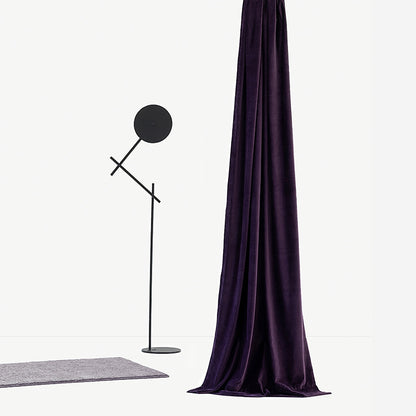 A Pair of Black Currant/Dark Purple Velvet Curtains, Bedroom Velvet Curtains, Living of Room, Eggplant Velvet Panels/drape, Custom Curtains