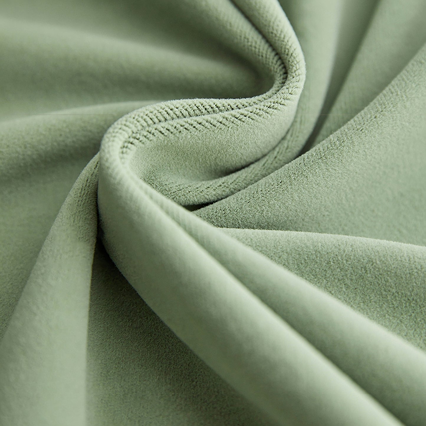 Pair of Tea Green Velvet Curtains, Bedroom Drapes, Living Room Curtains Green Long Velvet Drapery Panels, Custom Curtains