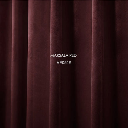 Pair of Wine Velvet Curtains Burgundy, Red Curtain Dark Red, Dark Maroon Living Room Curtain, Bedroom Curtains, Custom Curtains