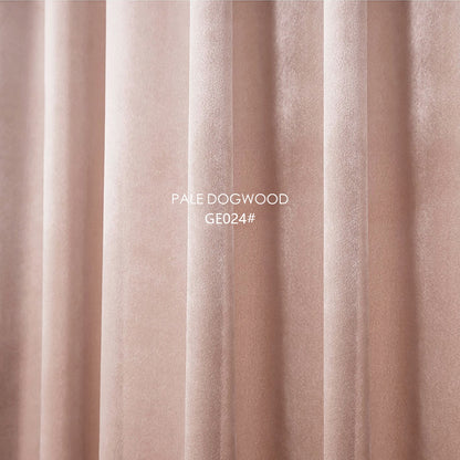 Pair of Velvet Blush Pink Curtain-Window Curtain Panels-Curtains Living of room-Blackout Curtains-Dining Room Custom curtains