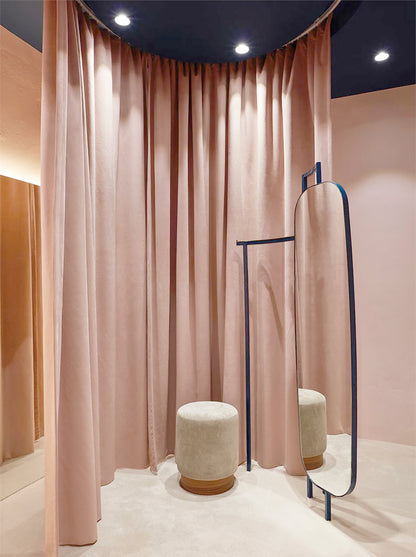 Pair of Velvet Blush Pink Curtain-Window Curtain Panels-Curtains Living of room-Blackout Curtains-Dining Room Custom curtains