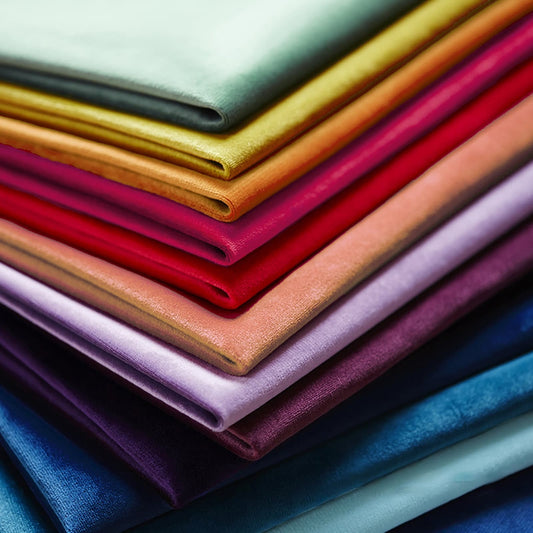 Velvet curtain fabric samples, Fabric Swatches